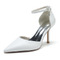 Mariage blanc talons hauts chaussures de mariage en satin de soie - Page 6