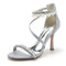 Chaussures de mariage Stiletto sandales en strass chaussures de mariée princesse chaussures de mariage en soie - Page 13