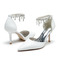 Chaussures de mariage pour femmes en cristal paillettes chaussures de mariée mariage talons hauts - Page 2