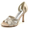 Summer Satin High Heels Noble Elegant Banquet High Heels Wedding Prom Women's Shoes - Page 6