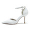 Mariage blanc talons hauts chaussures de mariage en satin de soie - Page 3