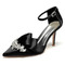 Noeud en satin avec talons aiguilles chaussures de princesse chaussures de mariage - Page 11