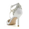 Chaussures de mariage en satin aiguille Chaussures de mariage de grande taille Robe de banquet Chaussures simples - Page 3