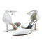 Mariage blanc talons hauts chaussures de mariage en satin de soie - Page 2