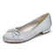 Chaussures de mariage plates boucle strass blanc chaussures de mariage en satin - Page 12