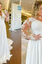 Robe de mariée Col en V Naturel taille Manche Aérienne Fermeture éclair - Page 2