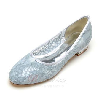 chaussures de mariage en dentelle blanche chaussures de mariage plates - Page 8