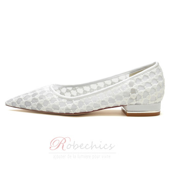 Chaussures en dentelle printemps-été respirant chaussures de mariage confortables pour femmes - Page 3