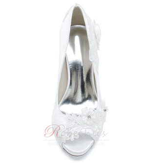 Chaussures de mariage pour femmes bouche peu profonde tête de poisson talons hauts strass chaussures simples demoiselle d'honneur robe de banquet sandales - Page 4