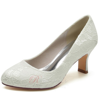 Chaussures de mariage en dentelle blanc talons hauts plate-forme sandales chaussures de banquet chaussures de mariée - Page 9