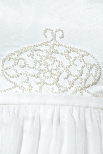 Robe de mariée Simple Printemps Perles À la masse Chiffon Manche de T-shirt - Page 6