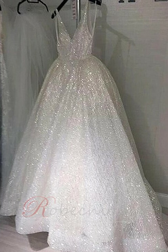 Robe de mariée Sans Manches Poire Eglise A-ligne Automne Décolleté Dans le Dos - Page 2