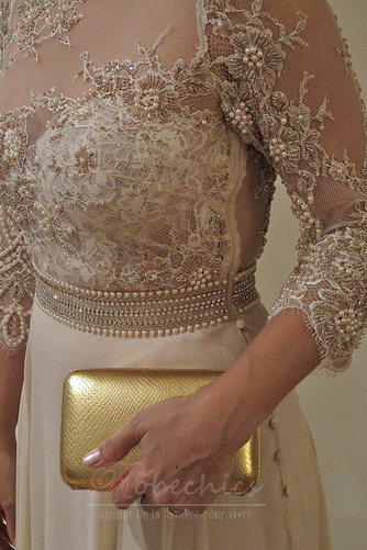 Robe de Bal aligne À la masse Zip Perles Corsage Avec Bijoux Cérémonial - Page 3