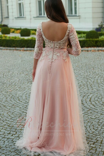 Robe de Soirée Dos nu Luxueux Tulle Au Drapée Naturel taille Manche Aérienne - Page 2