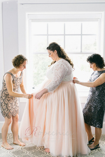 Robe de mariée Elégant Pomme Naturel taille Manche Aérienne Automne - Page 2